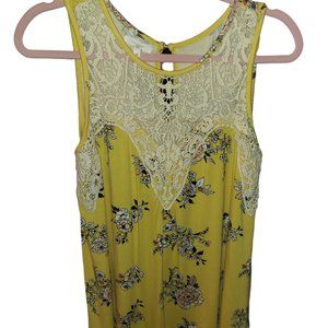 Maurices Sleeveless Yellow Top Women's Size M